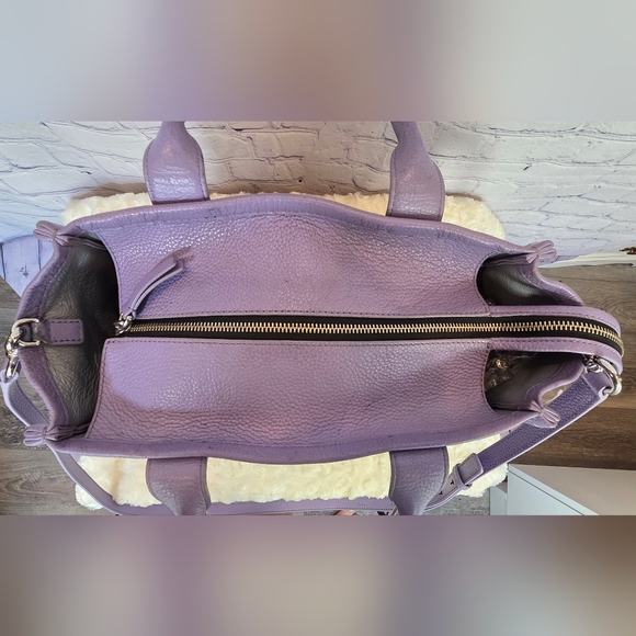 Marc Jacobs Medium The Tote Bag In Purple And Leather - Picture 3 of 16
